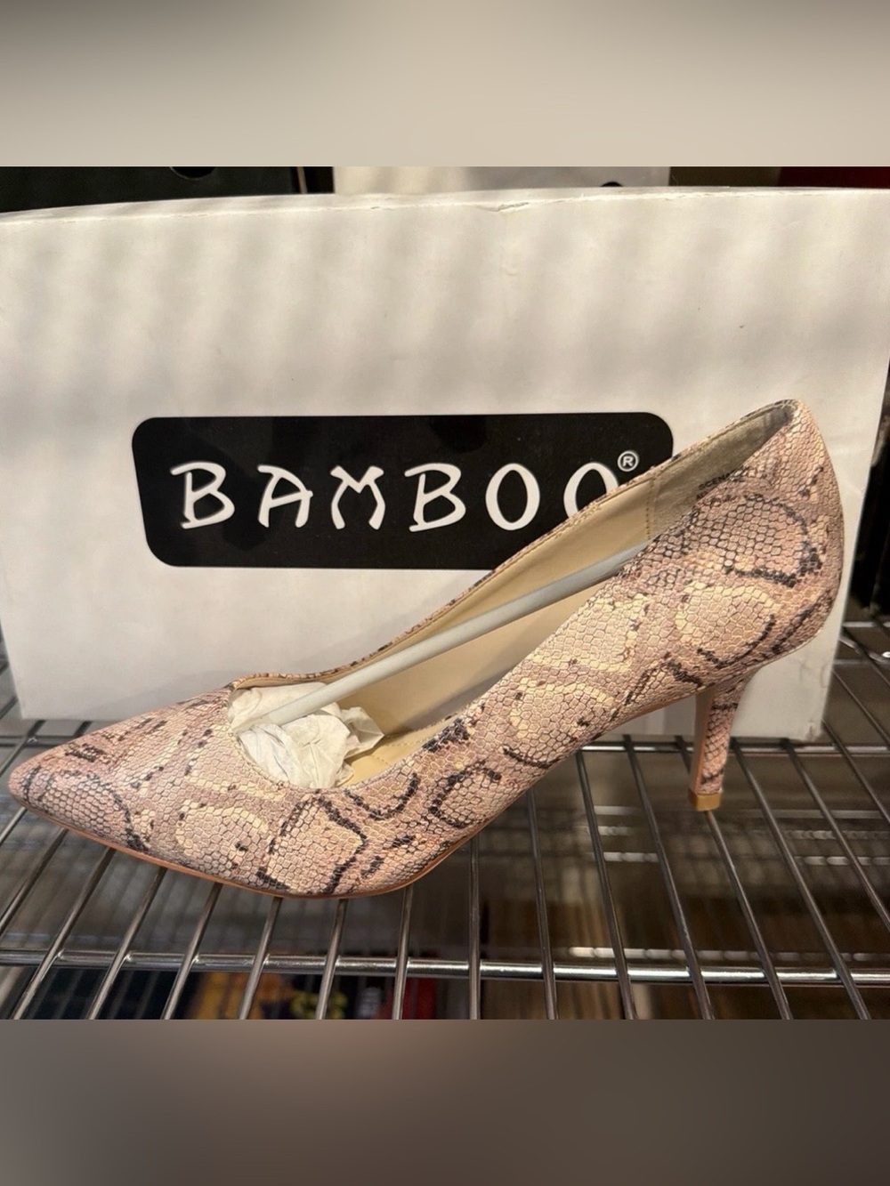 Bamboo Women’s Scenario Classic Pump Heel Shoes Nude 8.5 M US
